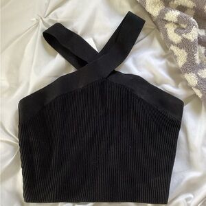 Aritzia Babaton Cross Neck Top